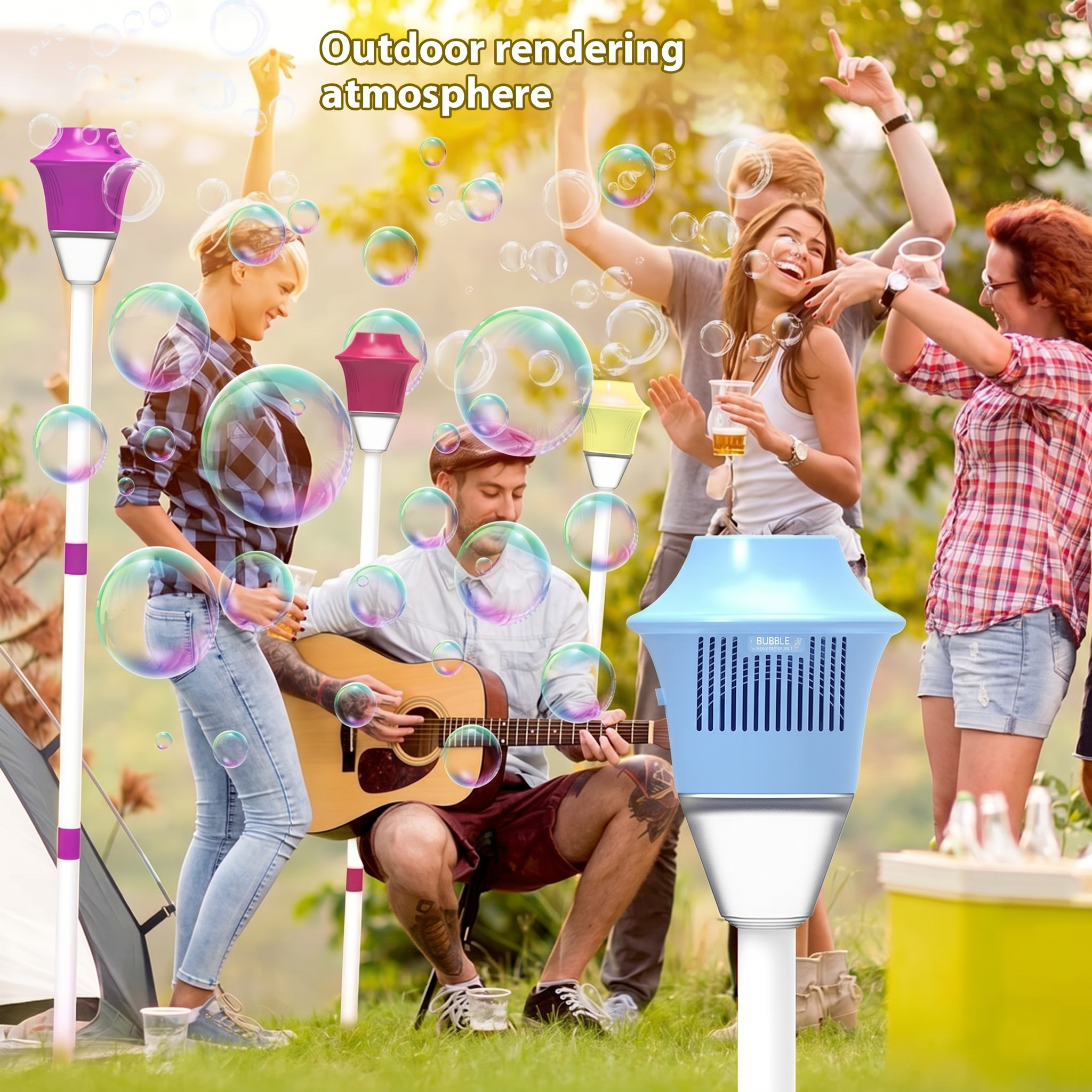 BubbleGlow™ LED Bubble Fountain Lamp